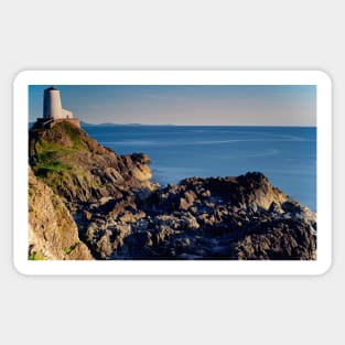 THE ROCKY COASTAL SHORE OF LLANDDWYN Sticker